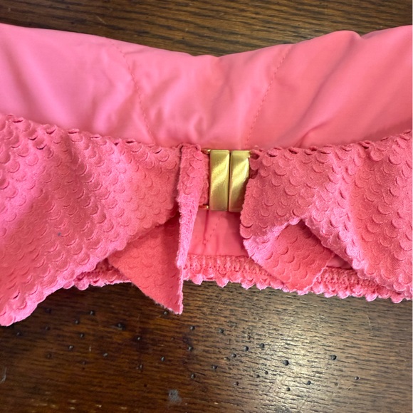 Vix Paula Hermanny pink‎ ruffle bikini set NEW small - Picture 3 of 6